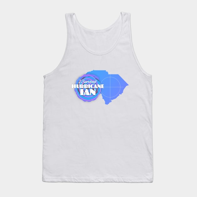 I Survived Hurricane Ian Tank Top by Dale Preston Design